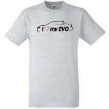 I Love My Lancer EVO férfi rövid ujjú póló