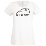 I Love My Smart női rövid ujjú póló