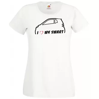 I Love My Smart női rövid ujjú póló