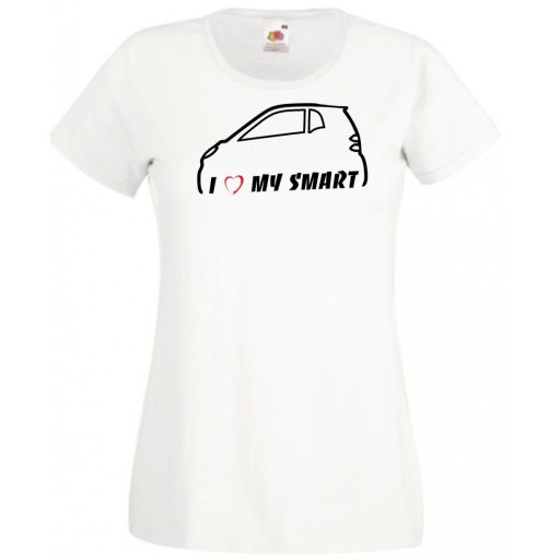 I Love My Smart női rövid ujjú póló
