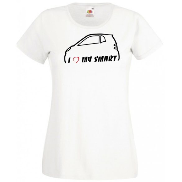 I Love My Smart női rövid ujjú póló