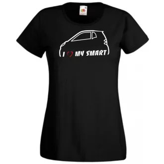 I Love My Smart női rövid ujjú póló