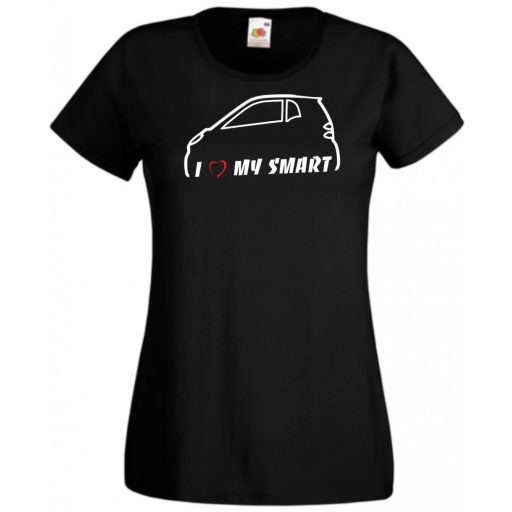 I Love My Smart női rövid ujjú póló