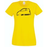 I Love My Smart női rövid ujjú póló