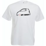 I Love My Smart férfi rövid ujjú póló