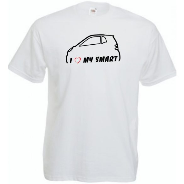 I Love My Smart férfi rövid ujjú póló
