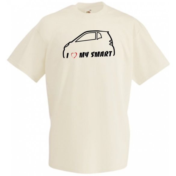 I Love My Smart férfi rövid ujjú póló