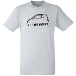 I Love My Smart férfi rövid ujjú póló