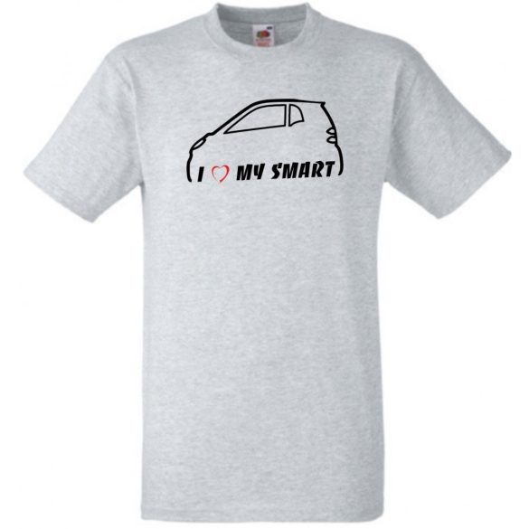 I Love My Smart férfi rövid ujjú póló