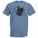 Humor Hősök Hello Panther férfi rövid ujjú póló