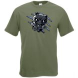 Humor Hősök Hello Panther férfi rövid ujjú póló