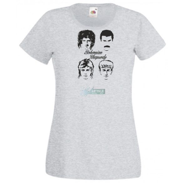 Retro Bohemian Rhapsody - F Mercury -A női rövid ujjú póló