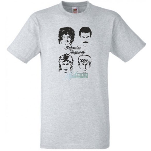 Retro Bohemian Rhapsody - F Mercury -A férfi rövid ujjú póló