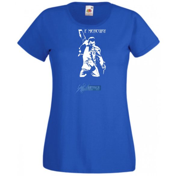 Retro Bohemian Rhapsody - F Mercury -B női rövid ujjú póló