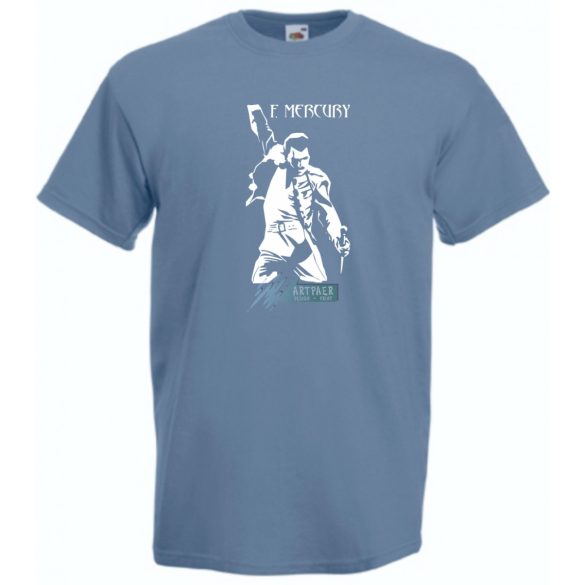 Retro Bohemian Rhapsody - F Mercury -B férfi rövid ujjú póló