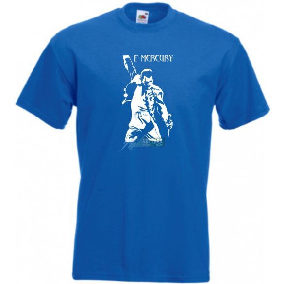 Retro Bohemian Rhapsody - F Mercury -B férfi rövid ujjú póló