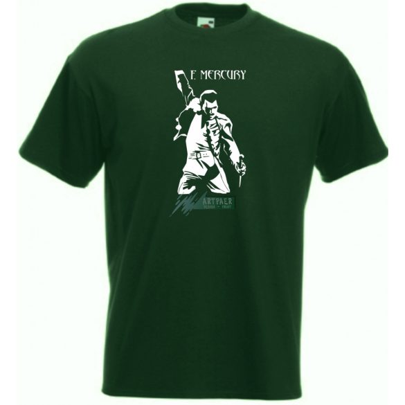 Retro Bohemian Rhapsody - F Mercury -B férfi rövid ujjú póló