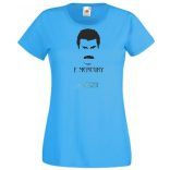 Retro Bohemian Rhapsody - F Mercury -C női rövid ujjú póló