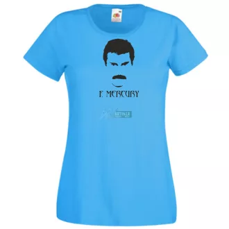   Retro Bohemian Rhapsody - F Mercury -C női rövid ujjú póló
