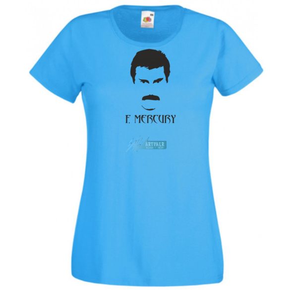 Retro Bohemian Rhapsody - F Mercury -C női rövid ujjú póló