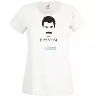   Retro Bohemian Rhapsody - F Mercury -C női rövid ujjú póló