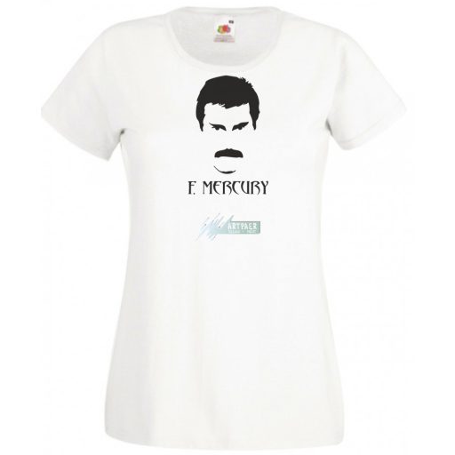 Retro Bohemian Rhapsody - F Mercury -C női rövid ujjú póló