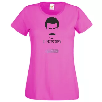   Retro Bohemian Rhapsody - F Mercury -C női rövid ujjú póló