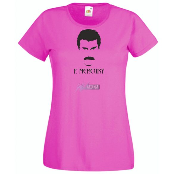 Retro Bohemian Rhapsody - F Mercury -C női rövid ujjú póló