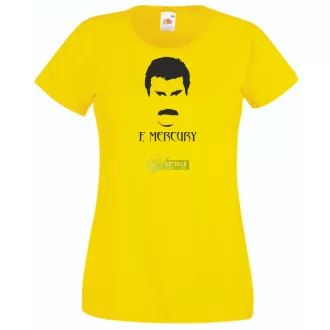   Retro Bohemian Rhapsody - F Mercury -C női rövid ujjú póló