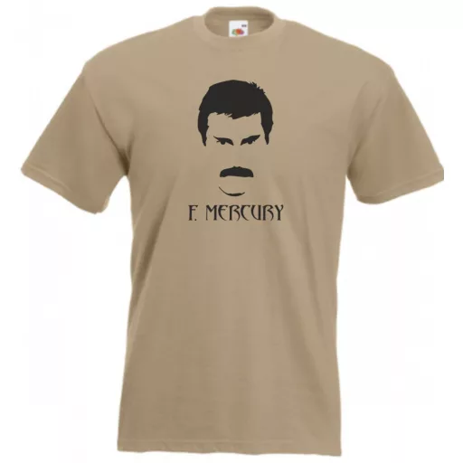 Retro Bohemian Rhapsody - F Mercury -C férfi rövid ujjú póló