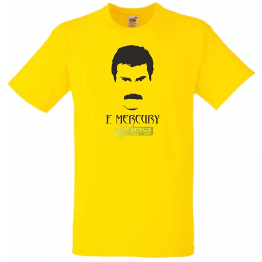 Retro Bohemian Rhapsody - F Mercury -C férfi rövid ujjú póló