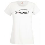 I Love My Volkswagen Golf MK4 női rövid ujjú póló
