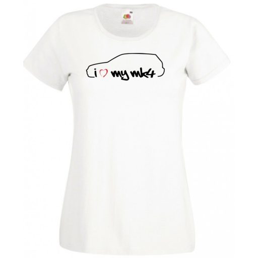 I Love My Volkswagen Golf MK4 női rövid ujjú póló