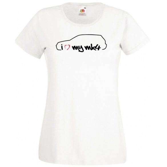 I Love My Volkswagen Golf MK4 női rövid ujjú póló