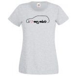 I Love My Volkswagen Golf MK4 női rövid ujjú póló