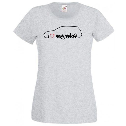 I Love My Volkswagen Golf MK4 női rövid ujjú póló
