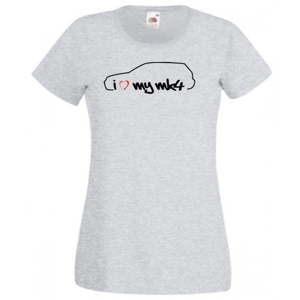 I Love My Volkswagen Golf MK4 női rövid ujjú póló