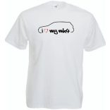 I Love My Golf MK4 férfi rövid ujjú póló