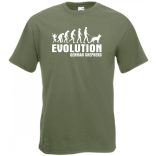 Evolution German Sheperd férfi rövid ujjú póló