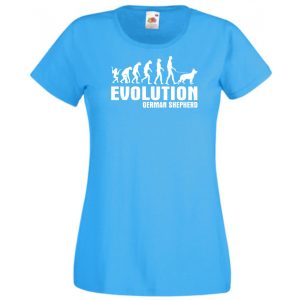 Evolution German Sheperd női rövid ujjú póló