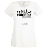 Evolution German Sheperd női rövid ujjú póló