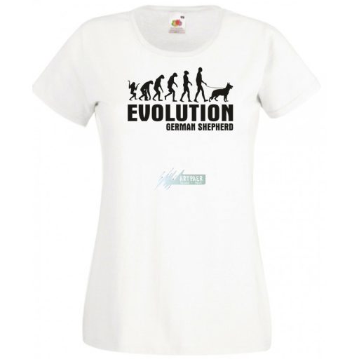 Evolution German Sheperd női rövid ujjú póló