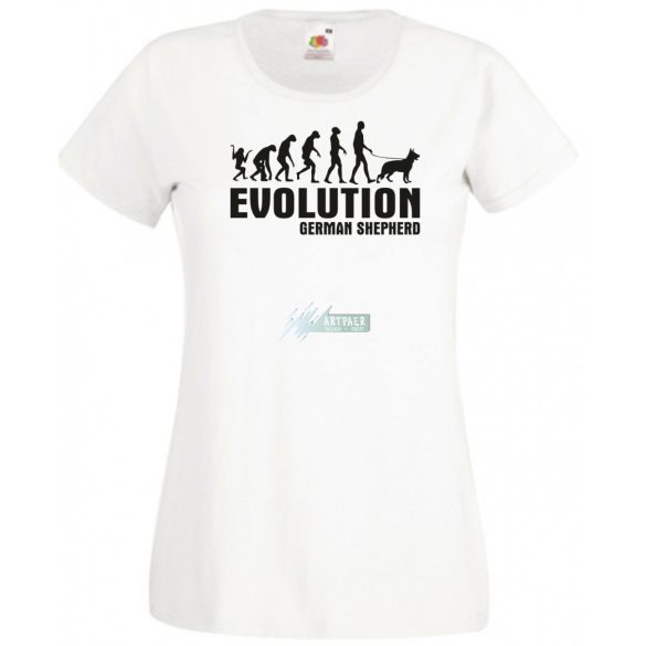 Evolution German Sheperd női rövid ujjú póló