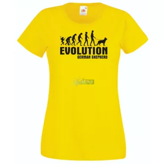 Evolution German Sheperd női rövid ujjú póló