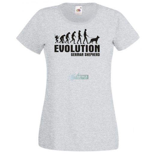 Evolution German Sheperd női rövid ujjú póló