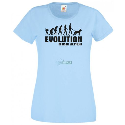 Evolution German Sheperd női rövid ujjú póló