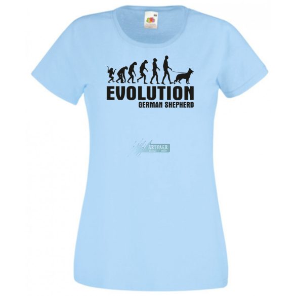 Evolution German Sheperd női rövid ujjú póló