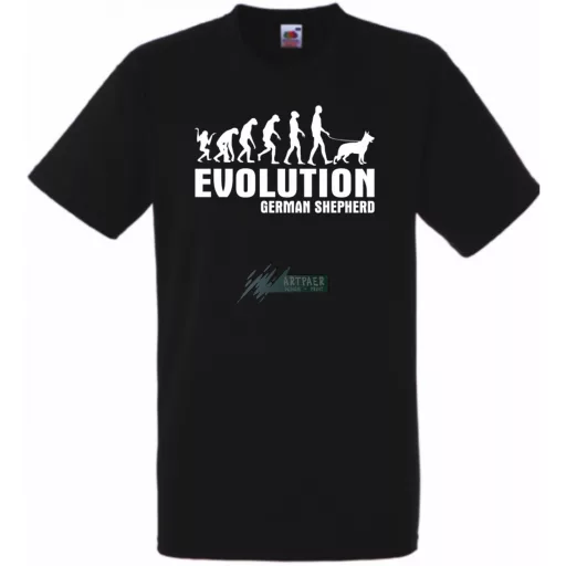 Evolution German Sheperd férfi rövid ujjú póló