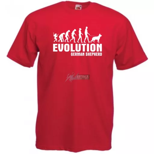 Evolution German Sheperd férfi rövid ujjú póló