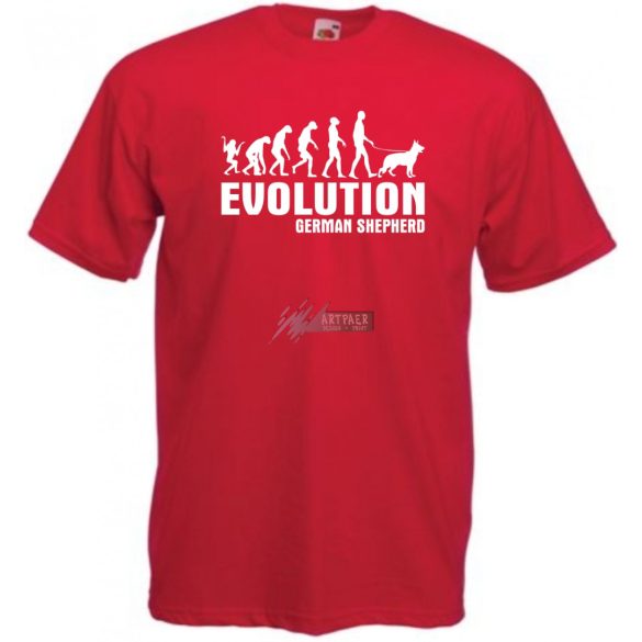 Evolution German Sheperd férfi rövid ujjú póló